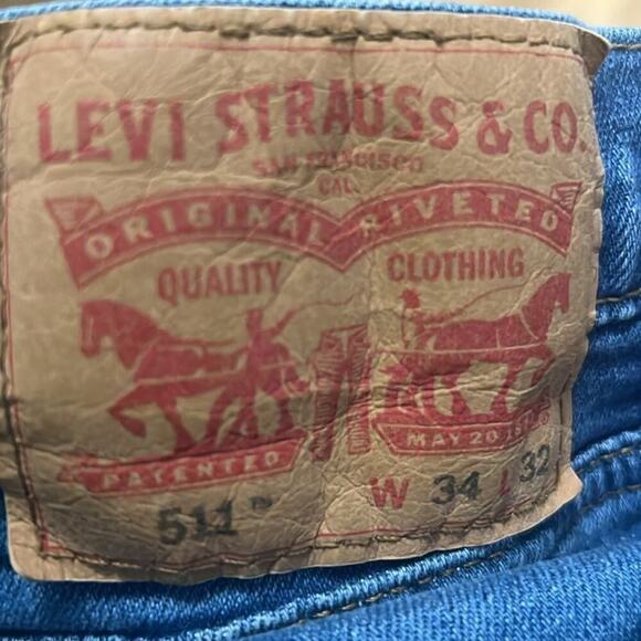 LEVI STRAUSS & CO 511 SHORTS JEANS 34X 32 - Picture 4 of 10